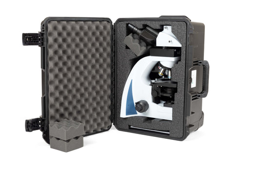 With the Microscope Case, you'll never have to compromise on the quality of your research due to a lack of a reliable, portable microscope. Enjoy the convenience of a secure and easily transportable microscope solution, empowering you to take your work wherever it leads. Elevate your research experience with the hPACK Microscope Case today!